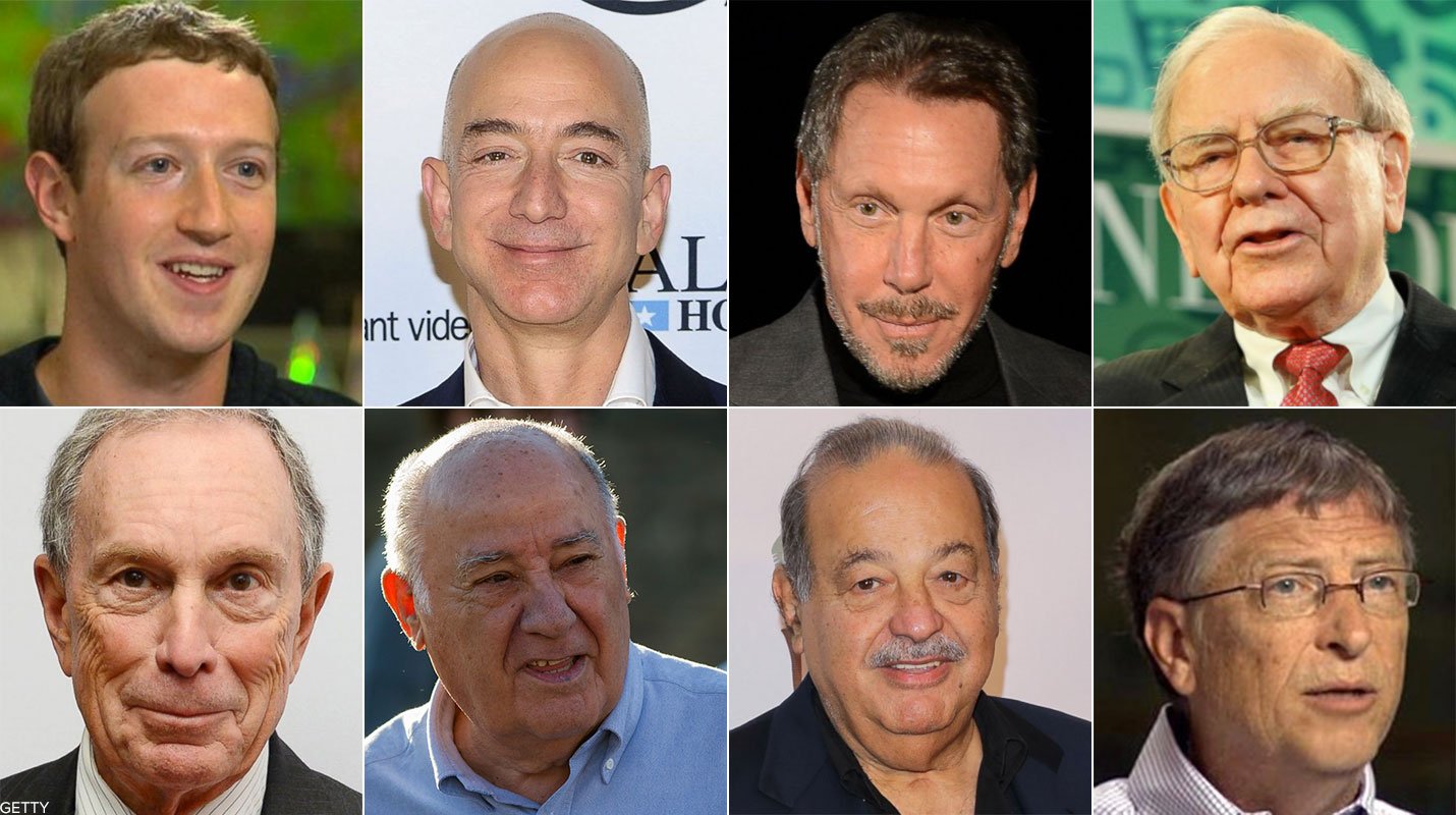 Eight men who own as much wealth as three billion people – Samrack Media