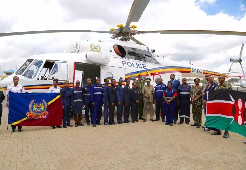 Image result for three brand new police helicopters kenya